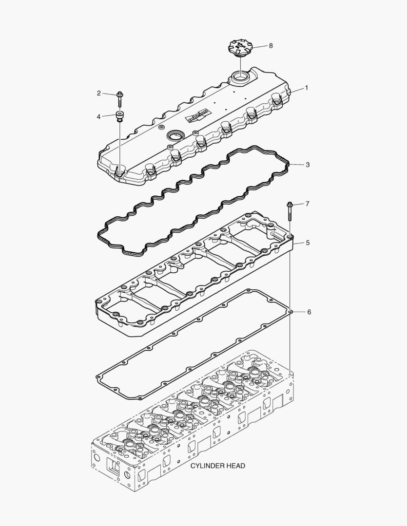 КРЫШКА ГОЛОВКИ ЦИЛИНДРА
