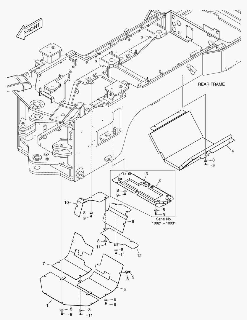 ОБТЕКАЕМАЯ ПОДКУЗОВНАЯ ПАНЕЛЬ