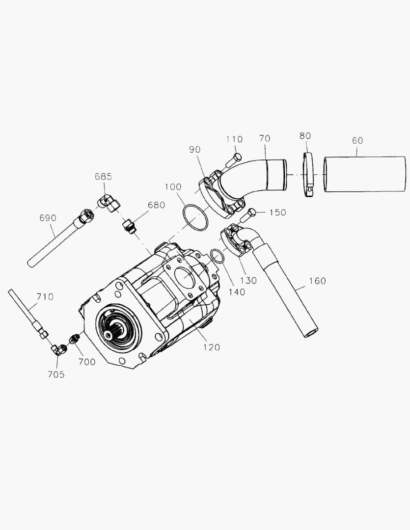 Спецтехника G190-14 MAIN HYDRAULIC PUMP [810001~810052] - главное фото