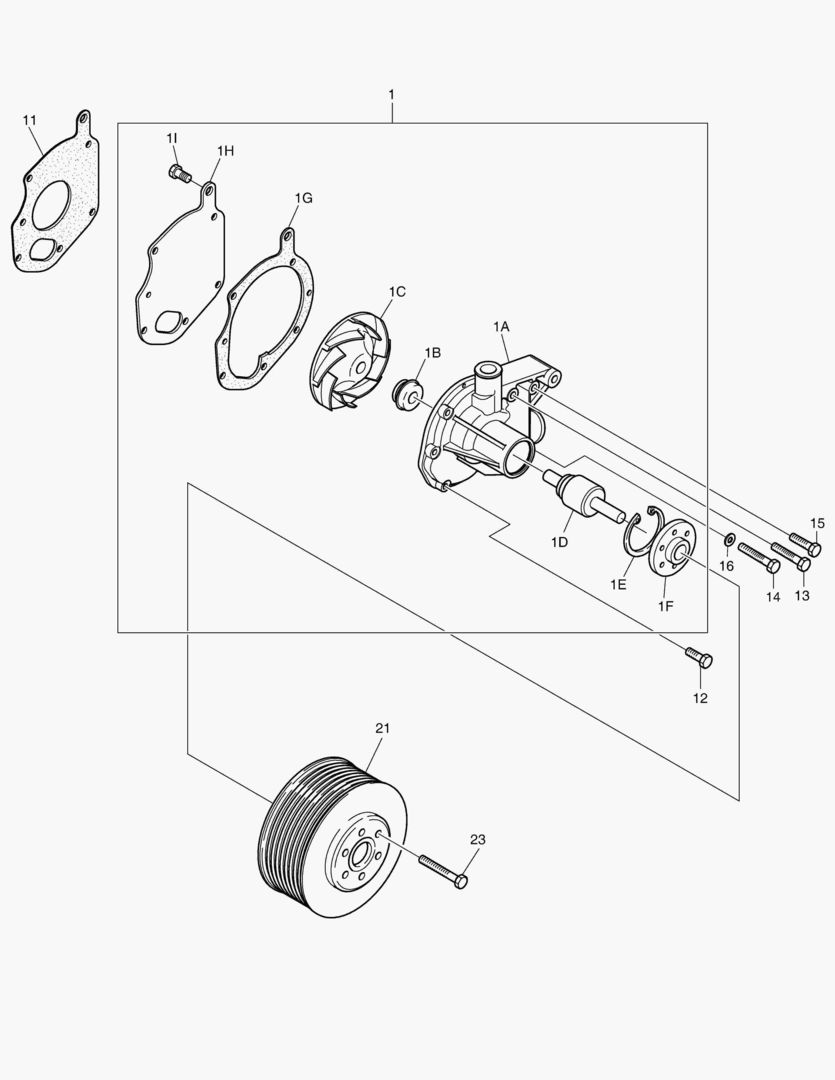 НАСОС ВОДЯНОГО ОХЛАЖДЕНИЯ
