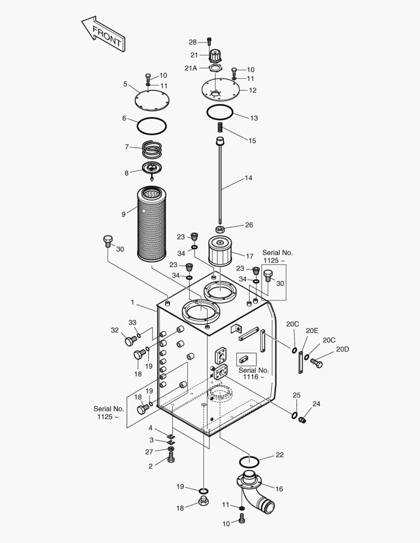 РЕЗЕРВУАР ДЛЯ МАСЛА