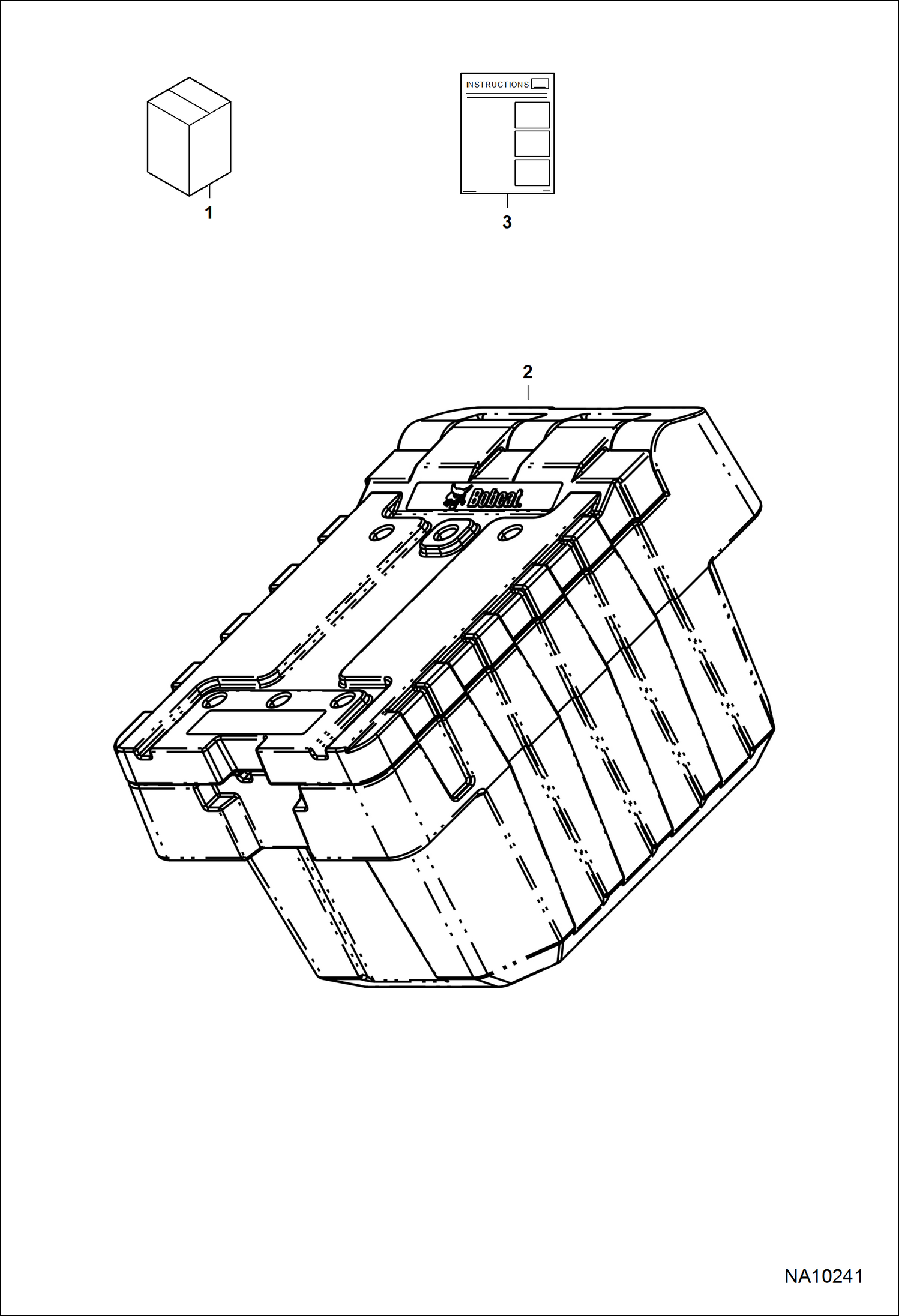 Схема КОМПЛЕКТ ЯЩИКА ДЛЯ ИНСТРУМЕНТОВ