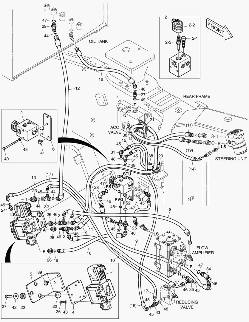 5600 STEERING PIPING - ELECTRIC [10001~10087]
