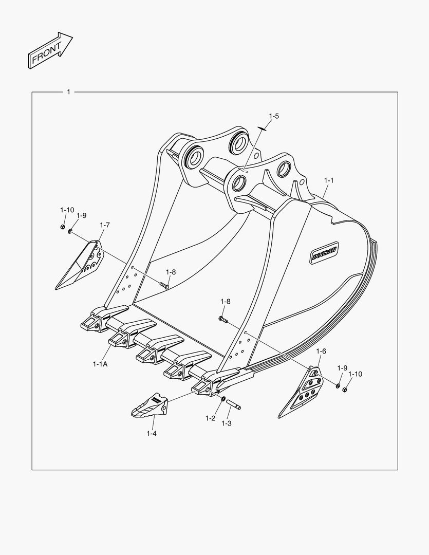 7181 BUCKET ASS`Y - 4.43mВі - H CLASS [5134~]
