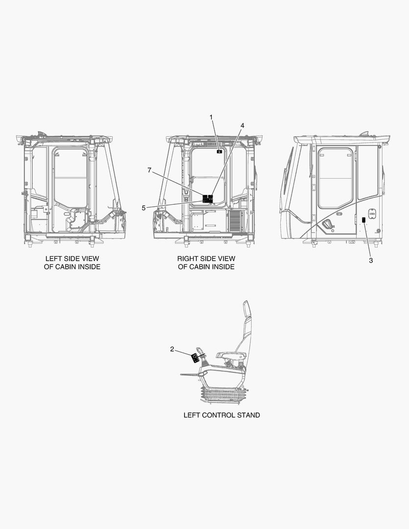 ПРЕДУПРЕЖДАЮЩАЯ ТАБЛИЧКА - КАБИНА