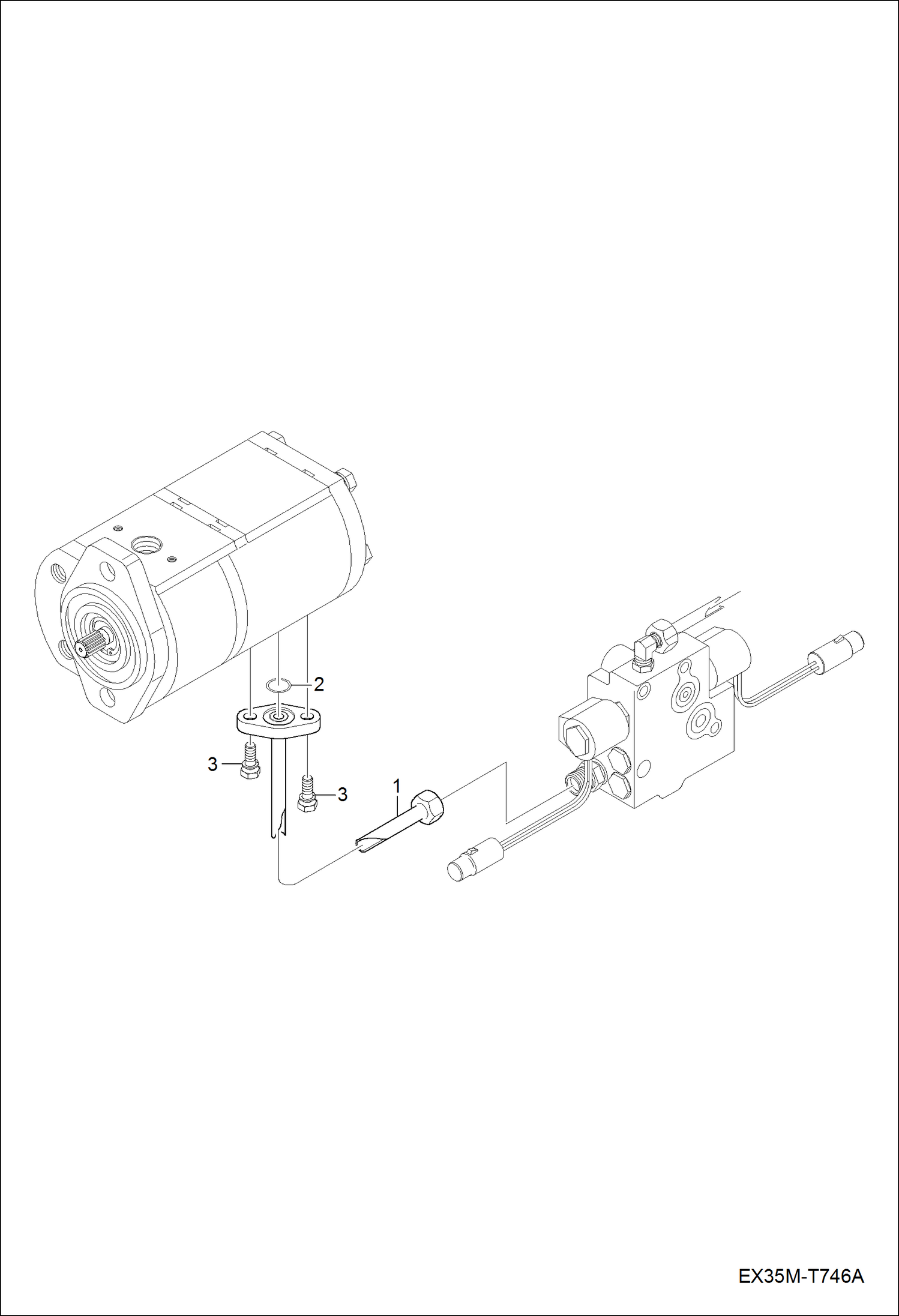 ГИДРАВЛИЧЕСКИЙ ПАТРУБОК КОРОБКИ ОТБОРА МОЩНОСТИ