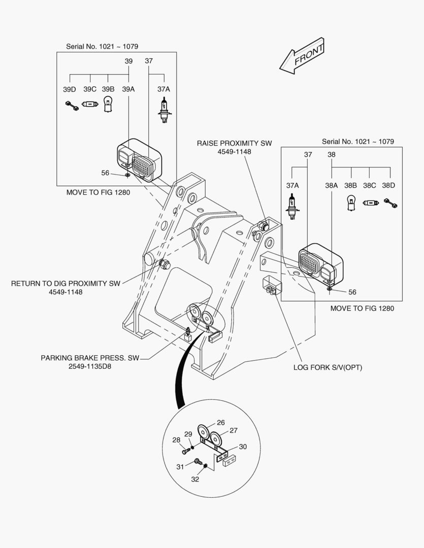 1421 ELECTRIC PARTS(7)-FRONT PARTS [1021~]
