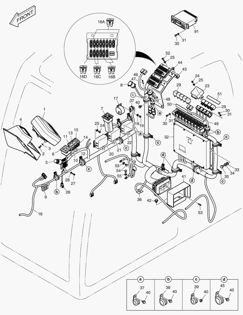 1660 ELECTRIC PARTS - CABIN [5001~5250]