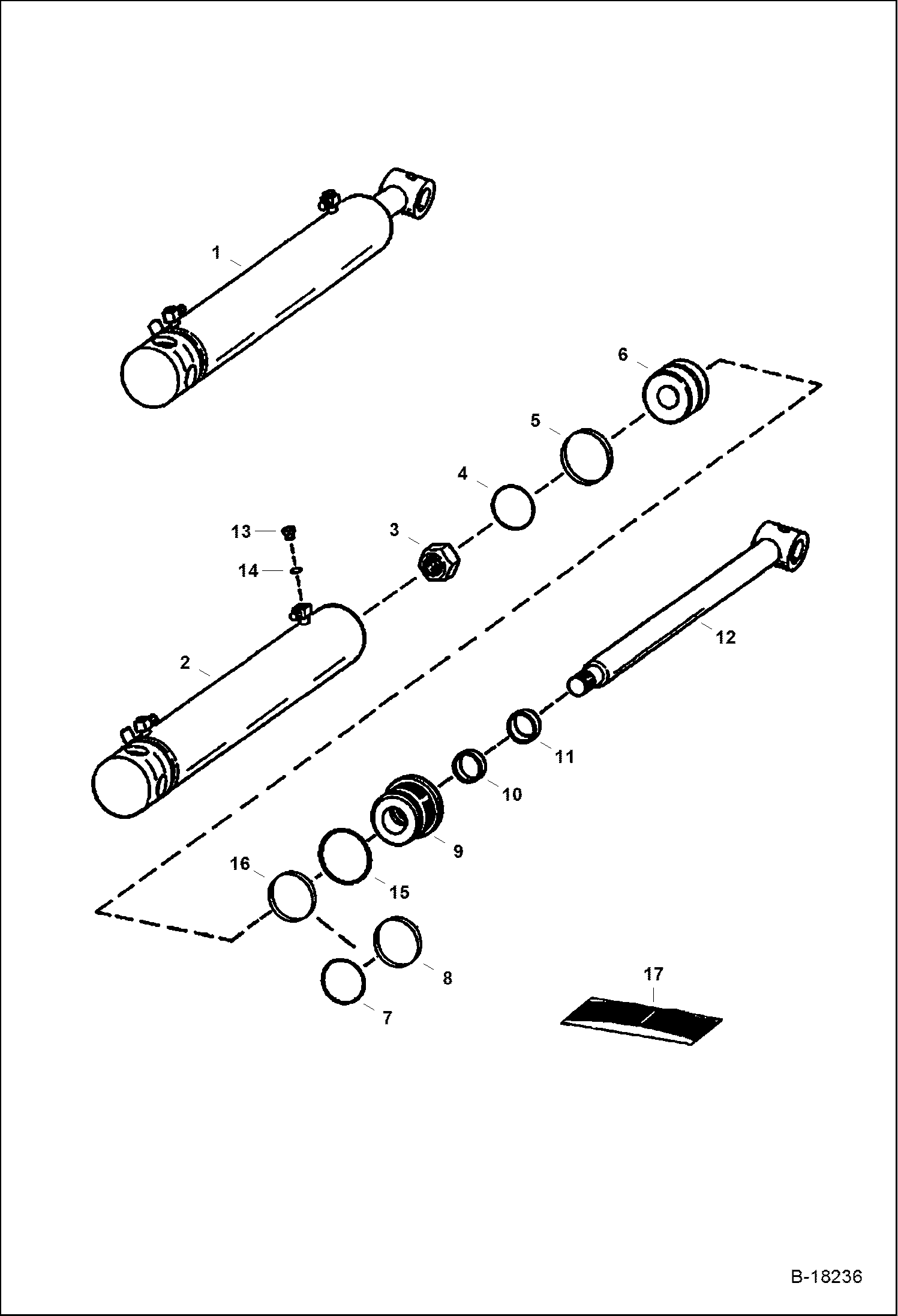 ЦИЛИНДР 60, 62, 66, 68, 74, 80 И 84 ДВУХЧЕЛЮСТНЫЕ КОВШИ