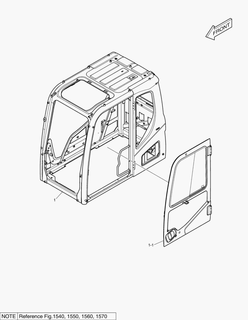7490 CABIN - ROPS(NA)
