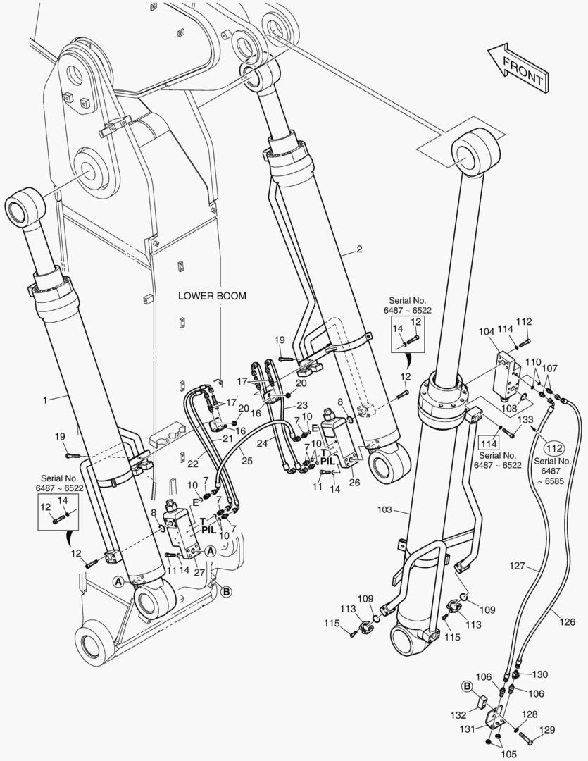 7101 ARTI. BOOM PIPING - LOCK VALVE [6487~]