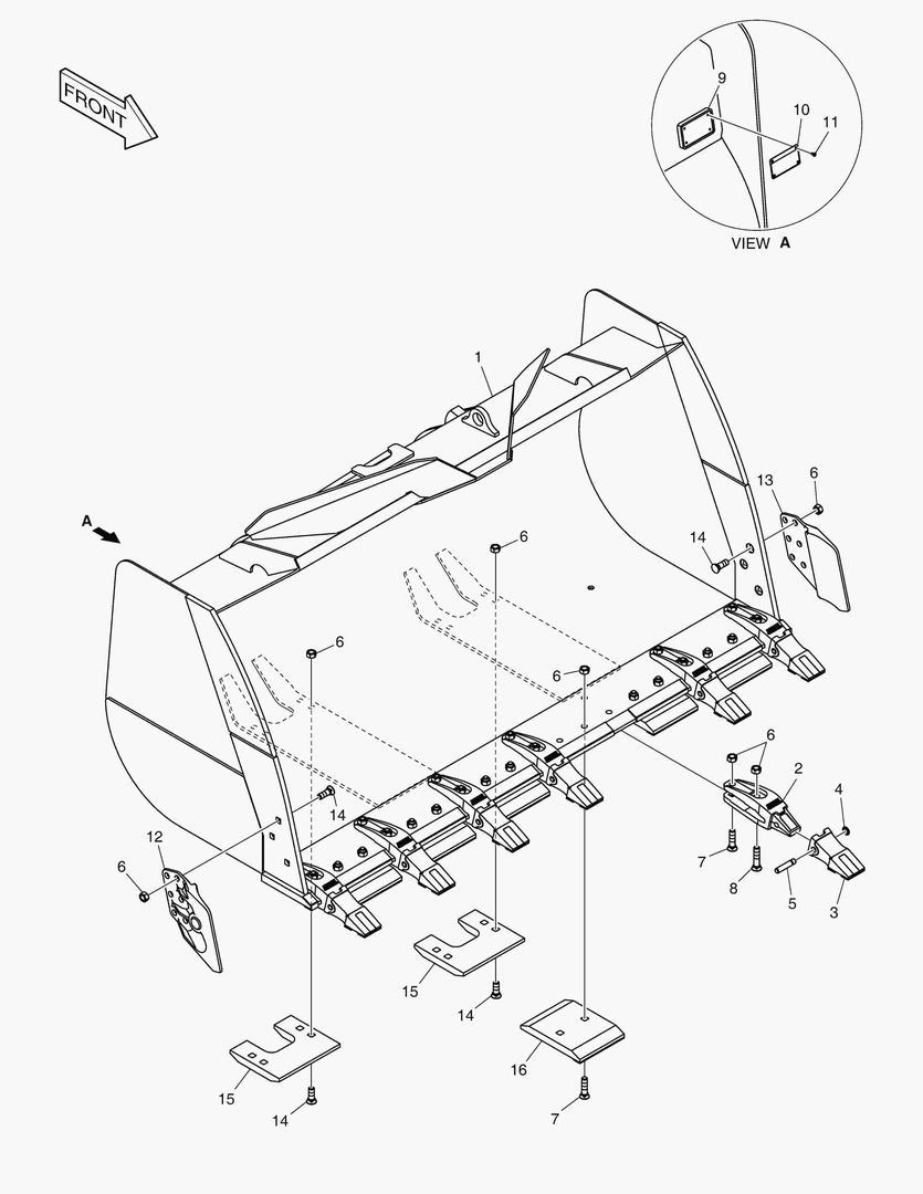 Спецтехника 5800 BUCKET-3.5гЋҐ - SEGMENT(WC,MH) [10712~] - главное фото
