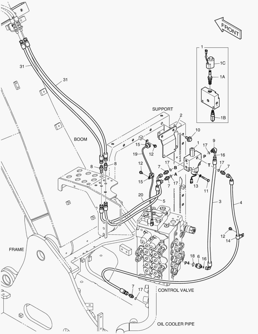 6411 MAIN PIPING - QUICK FIT [5227~]