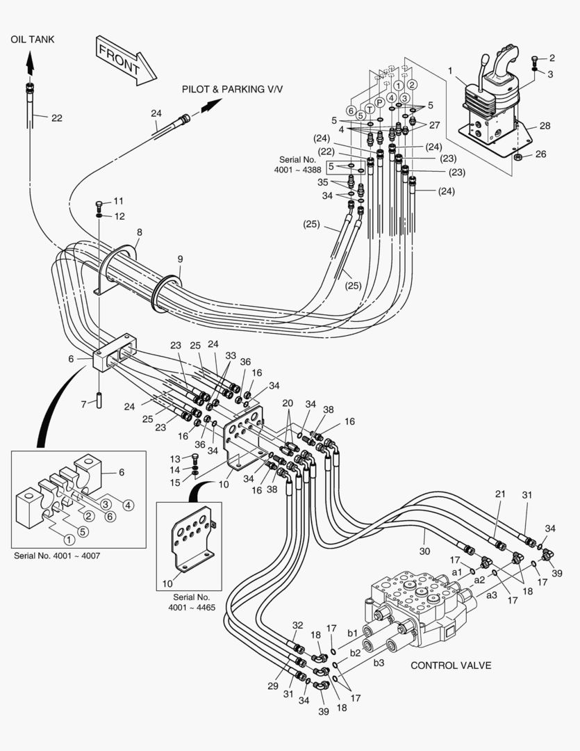 ТРУБОПРОВОД СЕРВОУПРАВЛЕНИЯ - РЫЧАГ ПЕРЕДАЧИ(А ТИП)