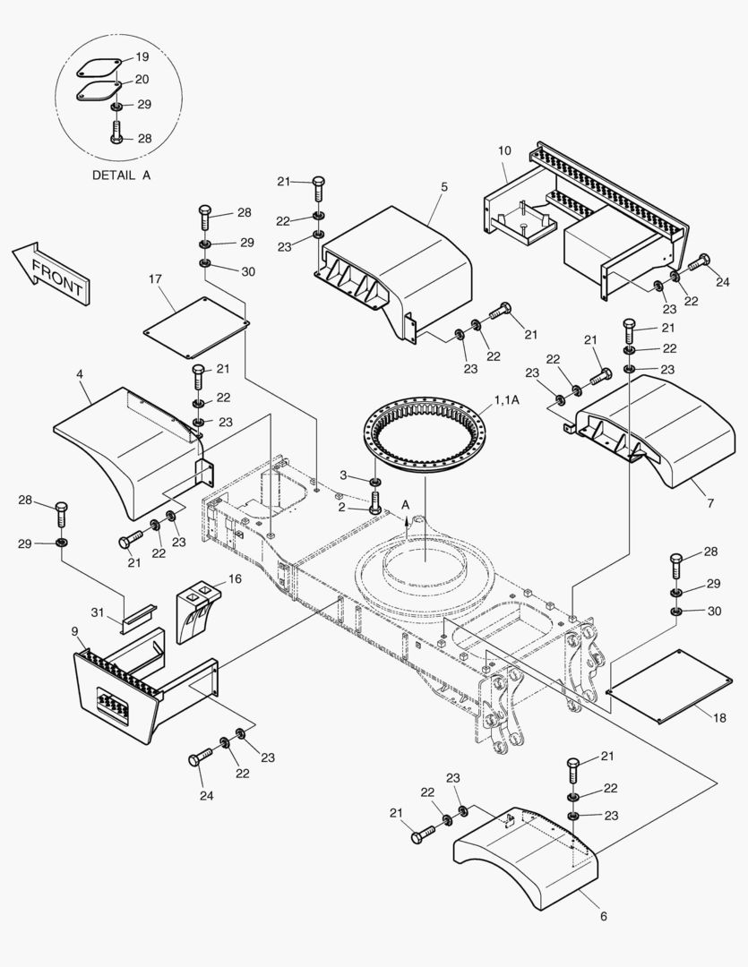Спецтехника 6290 CHASSIS COMPONENTS-GERMAN HOMOLOGATION [1~1295]