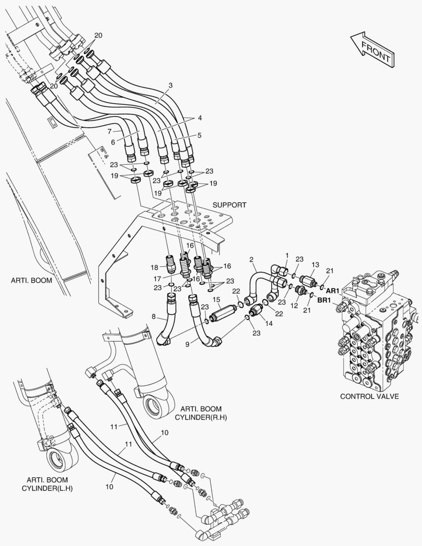 ГЛАВНАЯ МАГИСТРАЛЬ - ШАРНИРНАЯ СТРЕЛА