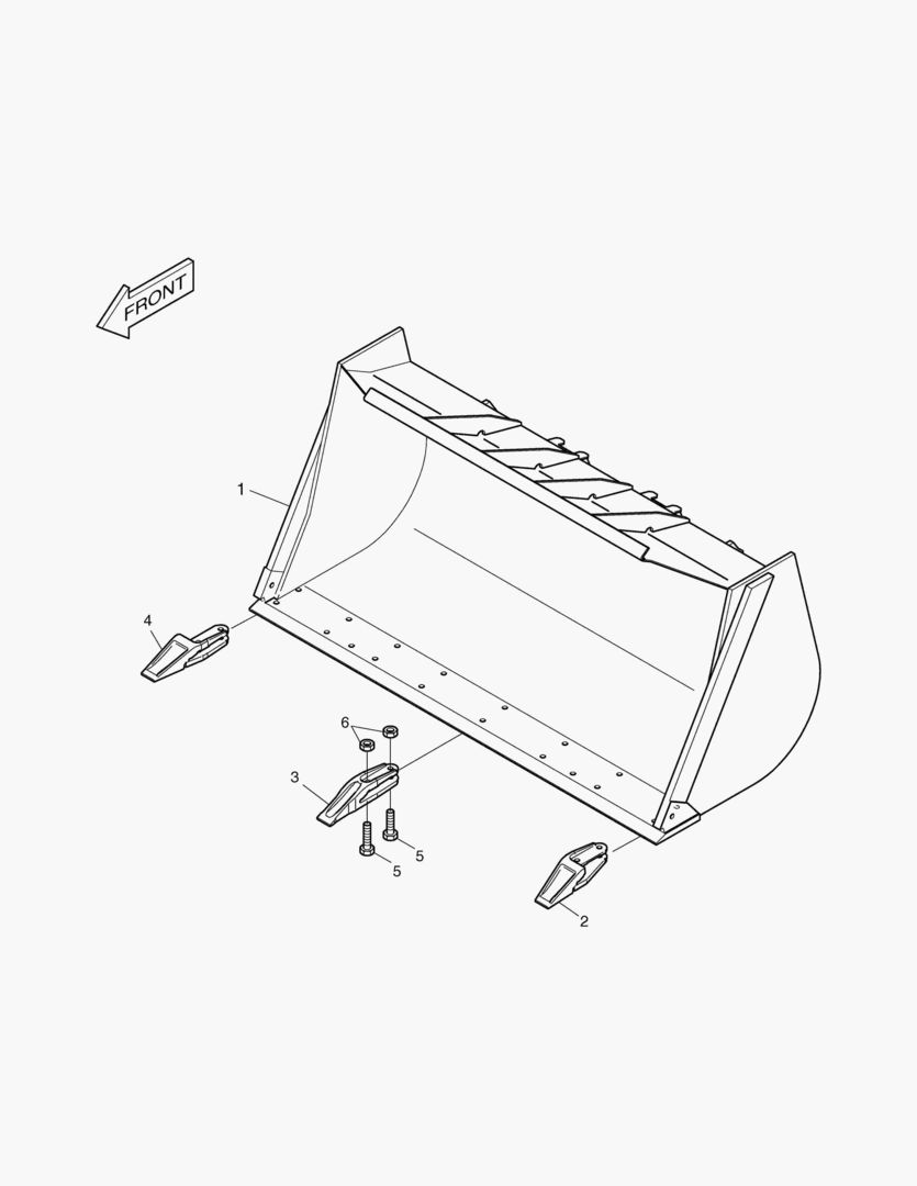 2150 BUCKET-1.5гЋҐ - TOOTH