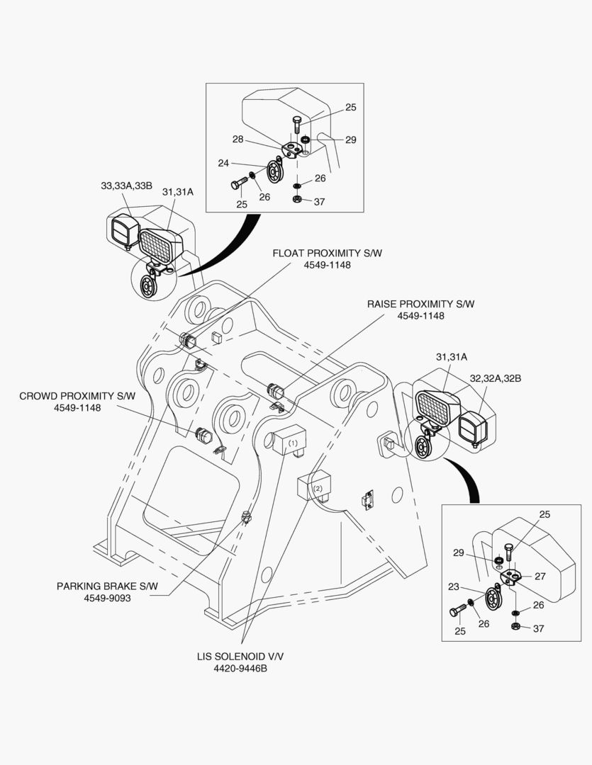 ЭЛЕКТРИЧЕСКИЕ ЗАПЧАСТИ(7)-ФРОНТАЛЬНЫЕ ЧАСТИ