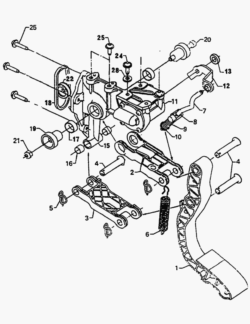G020-4 ACCELERATOR PEDAL