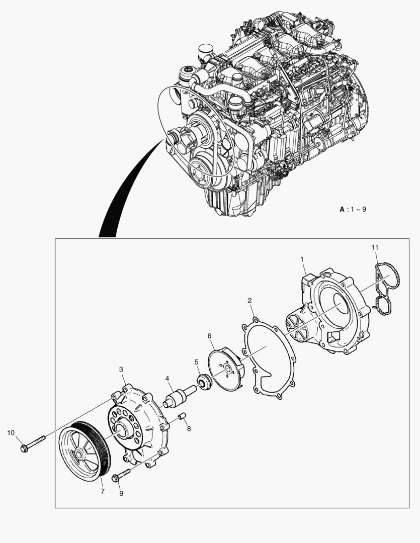 G011-260 COOLANT PUMP