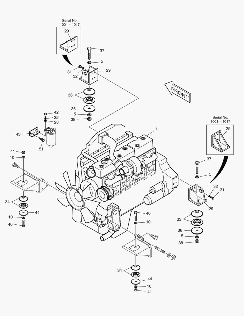 МОНТАЖ ДВИГАТЕЛЯ