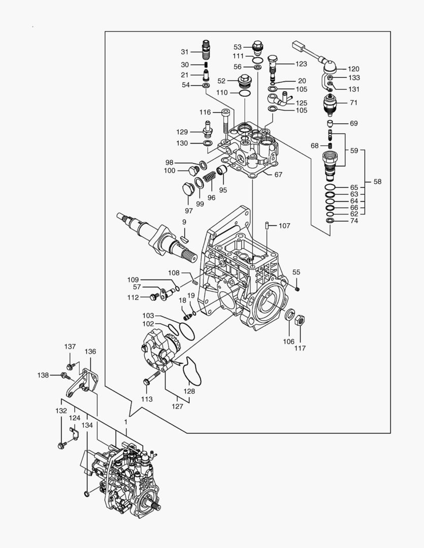 НАСОС ДЛЯ ВПРЫСКА ТОПЛИВА