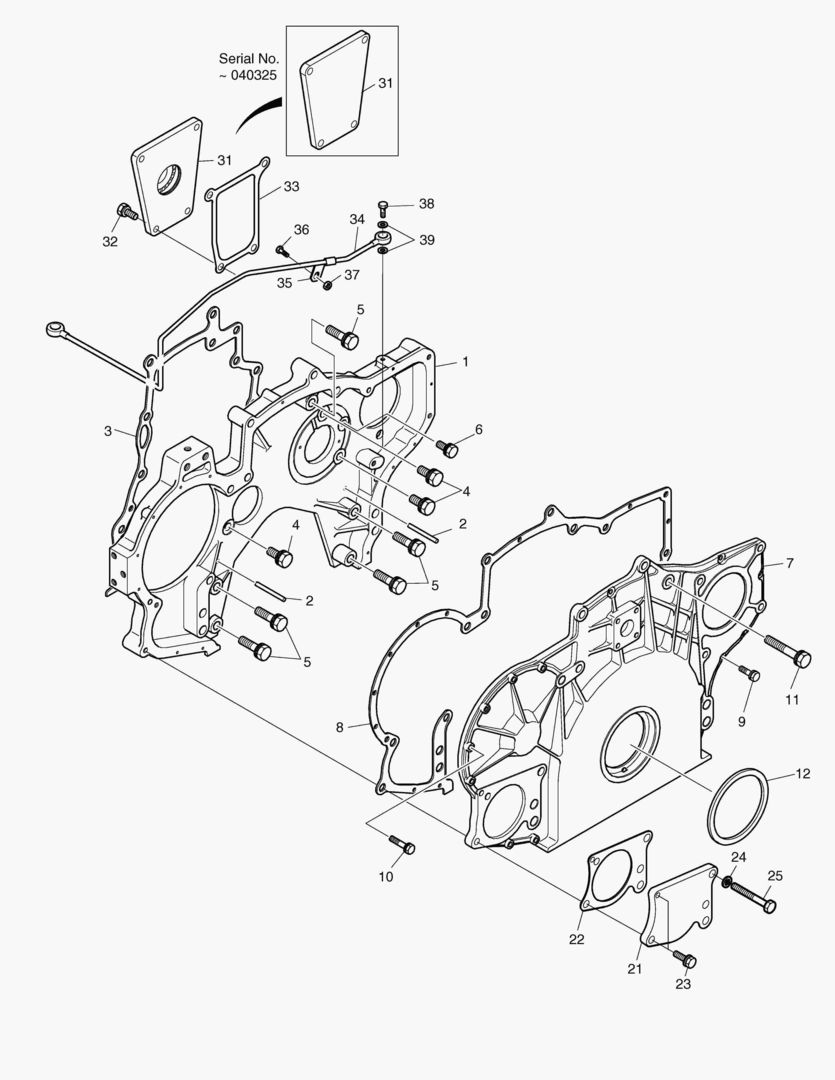 Схема КАРТЕР РАСПРЕДЕЛИТЕЛЬНЫХ ШЕСТЕРЕН