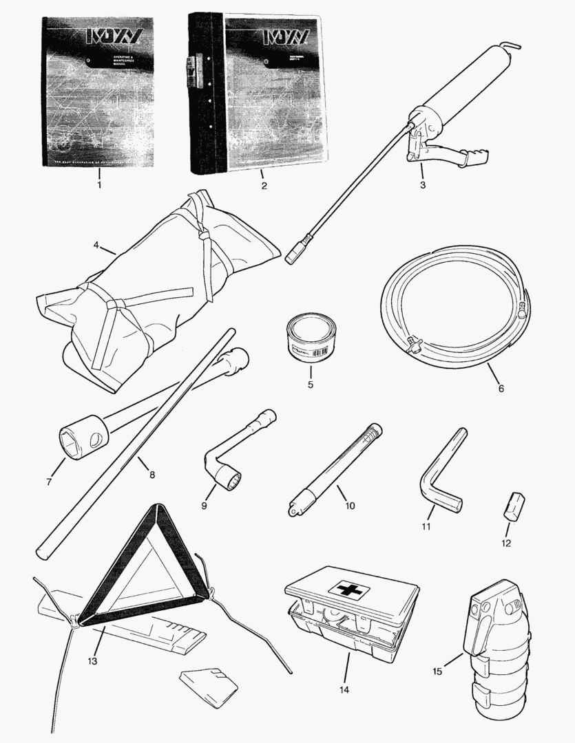G090-1 STANDARD EQUIPMENT