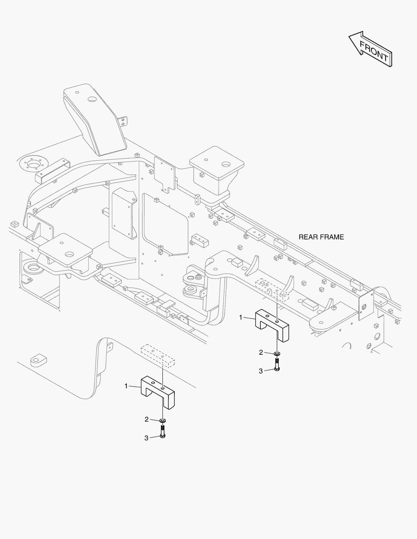 5570 FRAME - AXLE STOPPER