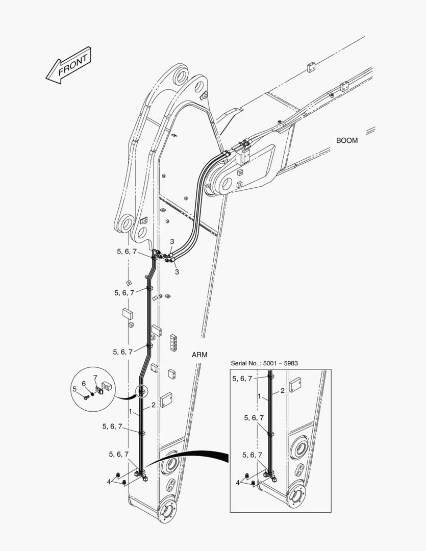 ГИДРОСИСТЕМА РУКОЯТИ - БЫСТРАЯ ПОСАДКА(РУКОЯТЬ 3.2 м)