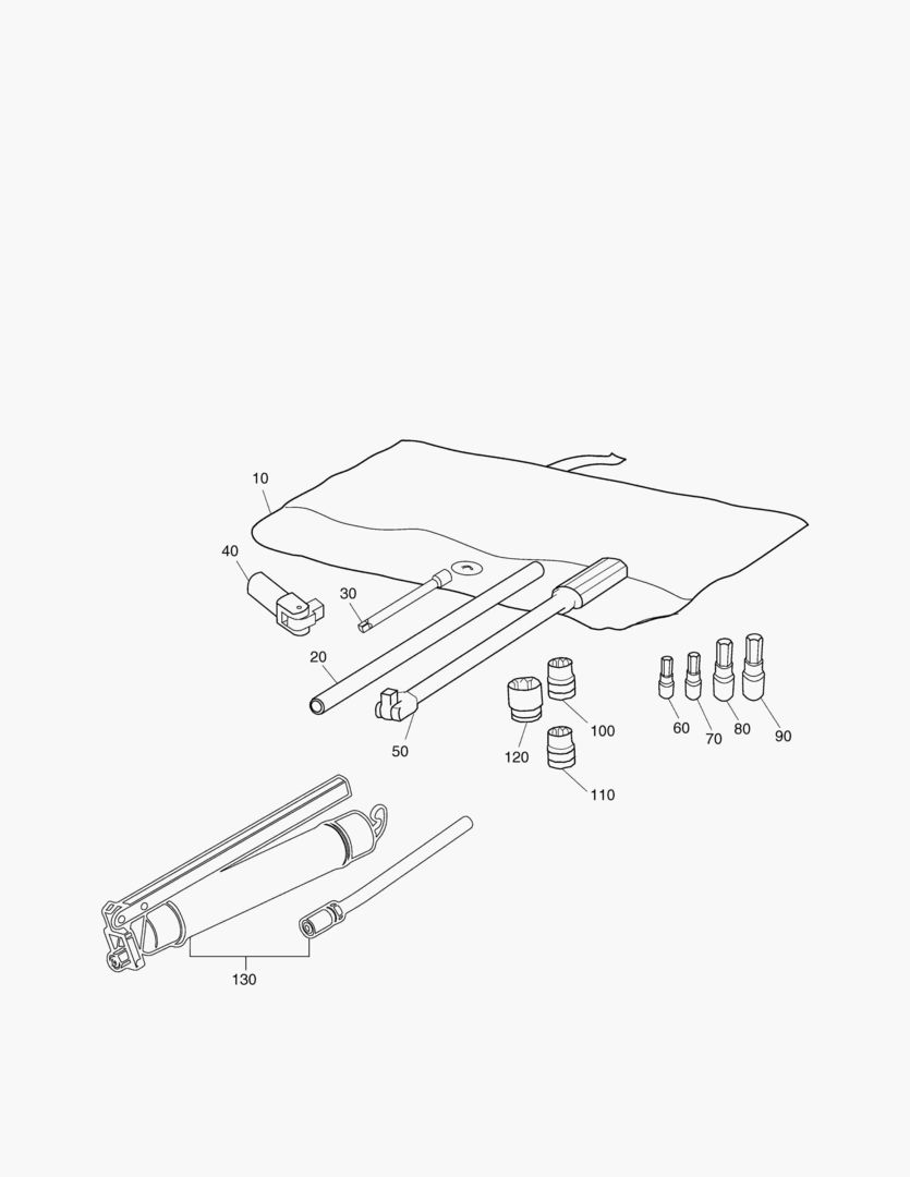 Спецтехника G500-90 TOOL SET