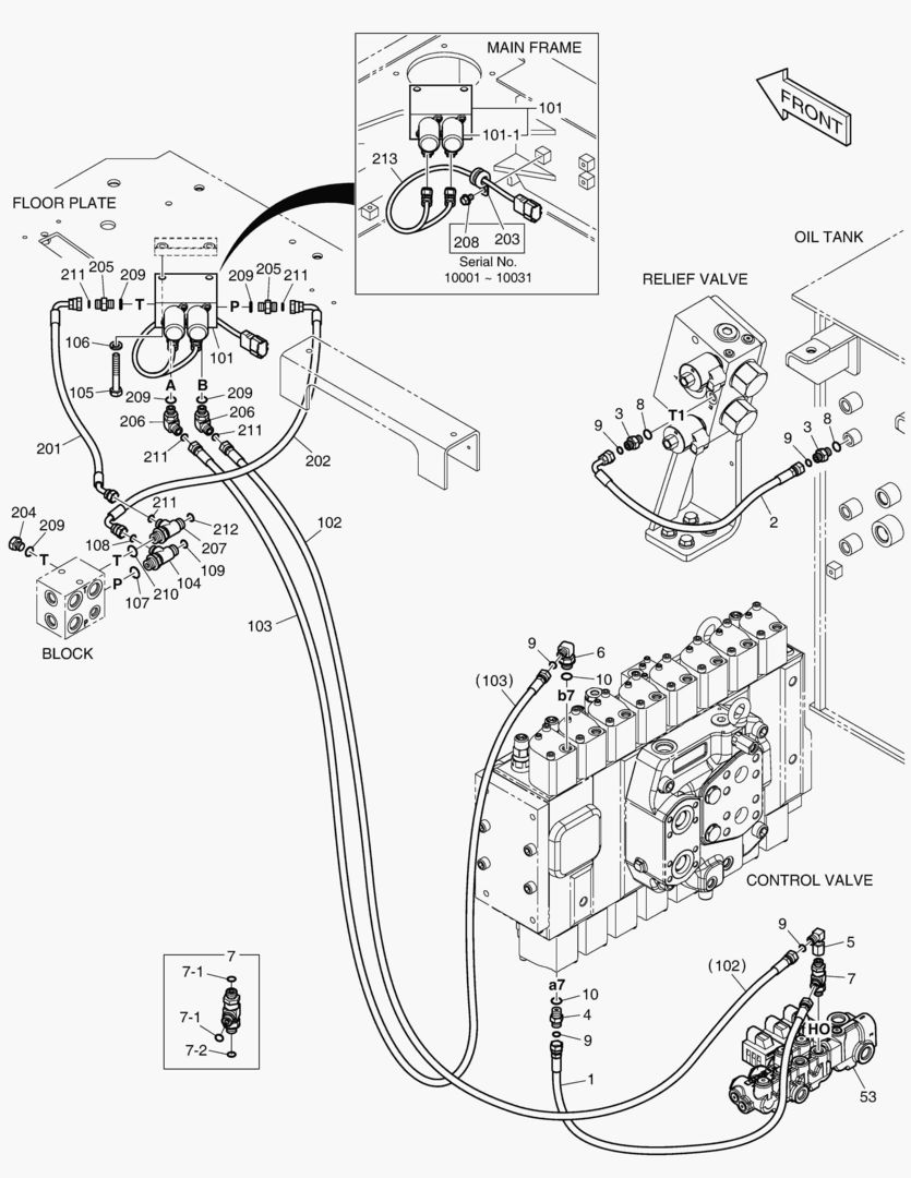 ТРУБОПРОВОД СЕРВОУПРАВЛЕНИЯ - 2 ПУТИ