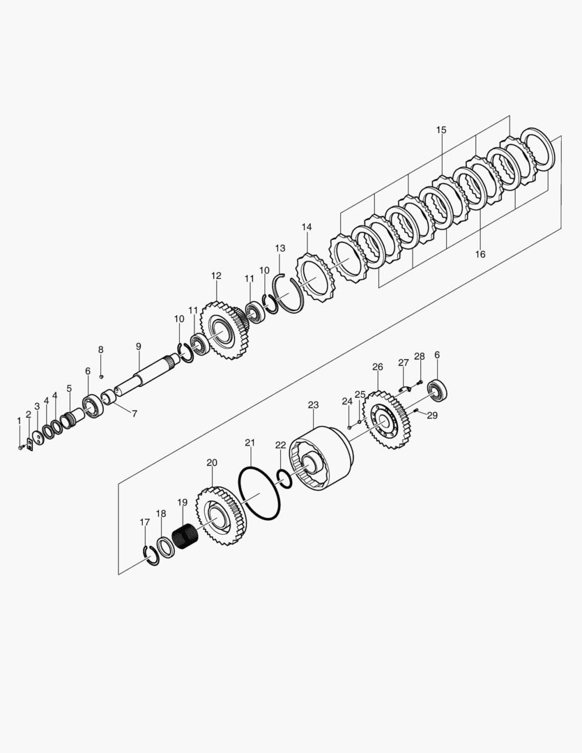 3150 REVERSE SHAFT ASS`Y [~10480]