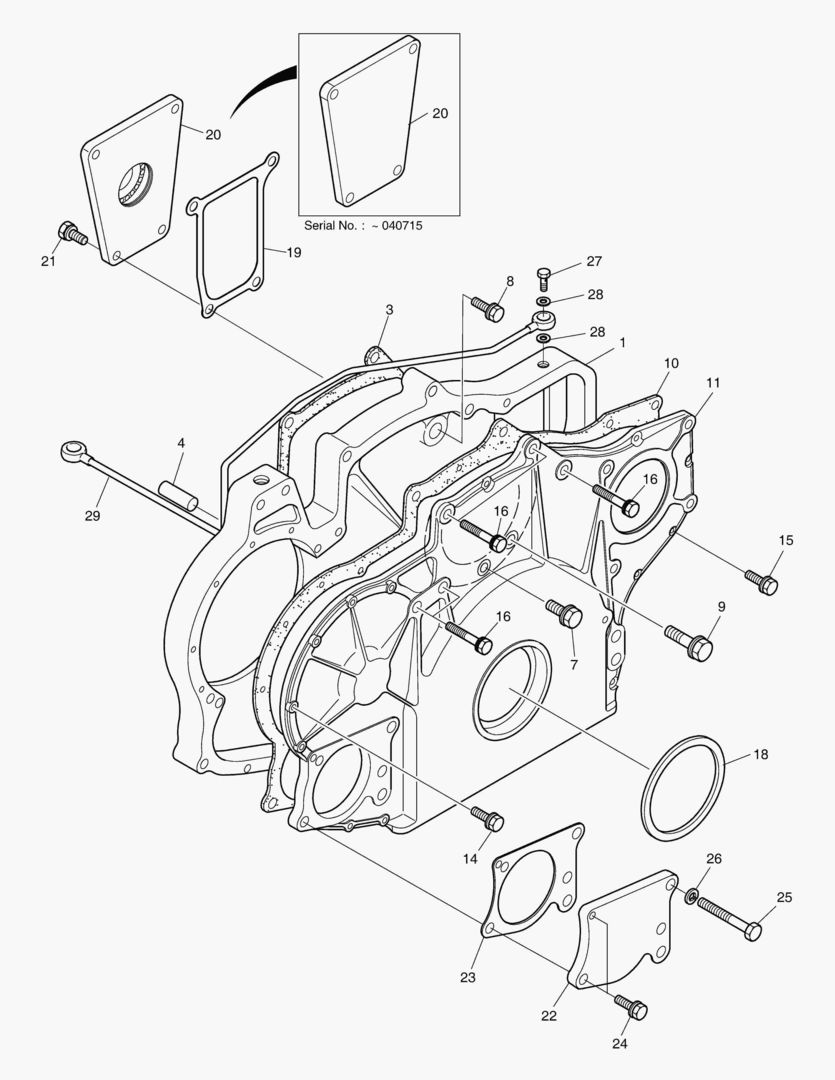 КАРТЕР РАСПРЕДЕЛИТЕЛЬНЫХ ШЕСТЕРЕН