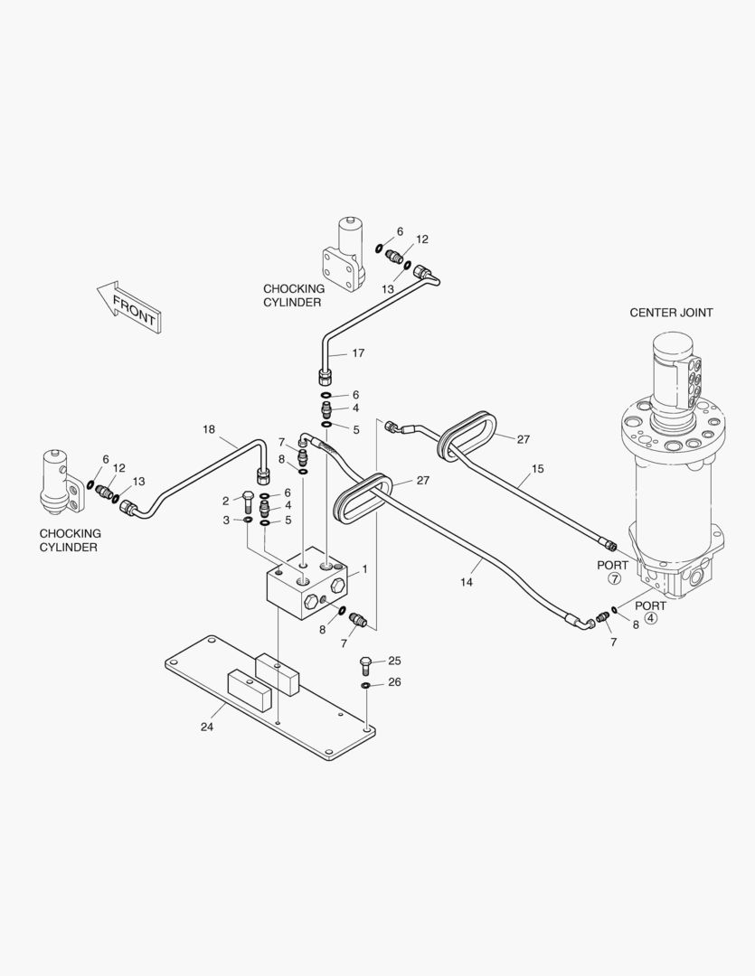 Спецтехника 2200 CHOCKING PIPING