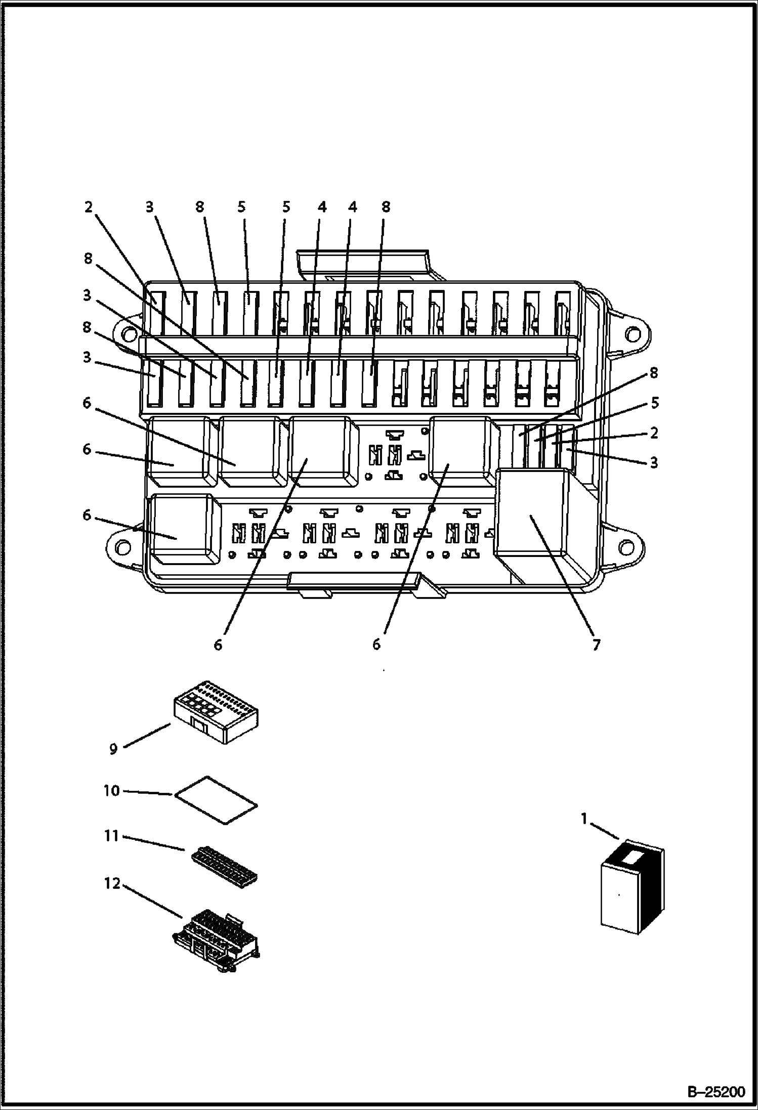 БЛОК ПЛАВКИХ ПРЕДОХРАНИТЕЛЕЙ