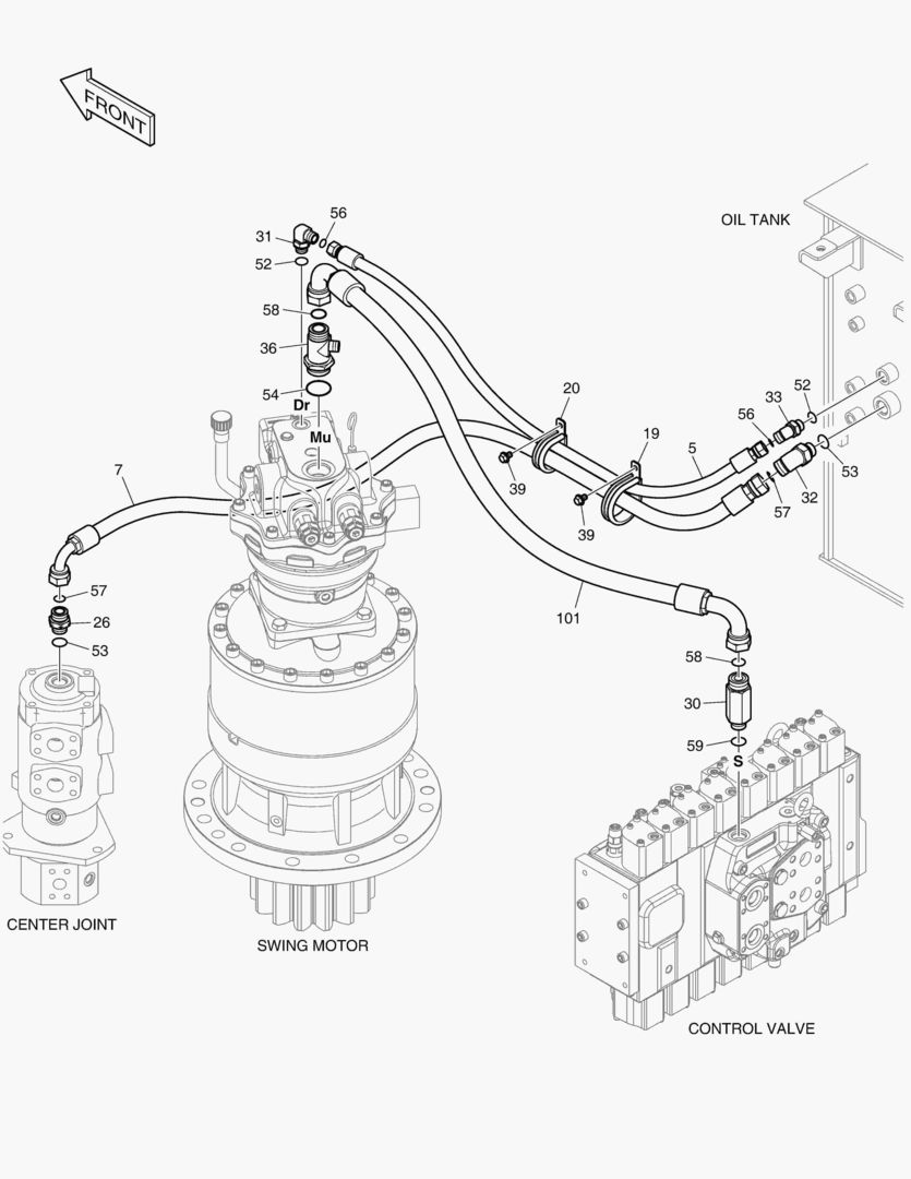 ТУБОПРОВОД МАСЛЯНОГО РАДИАТОРА(3)