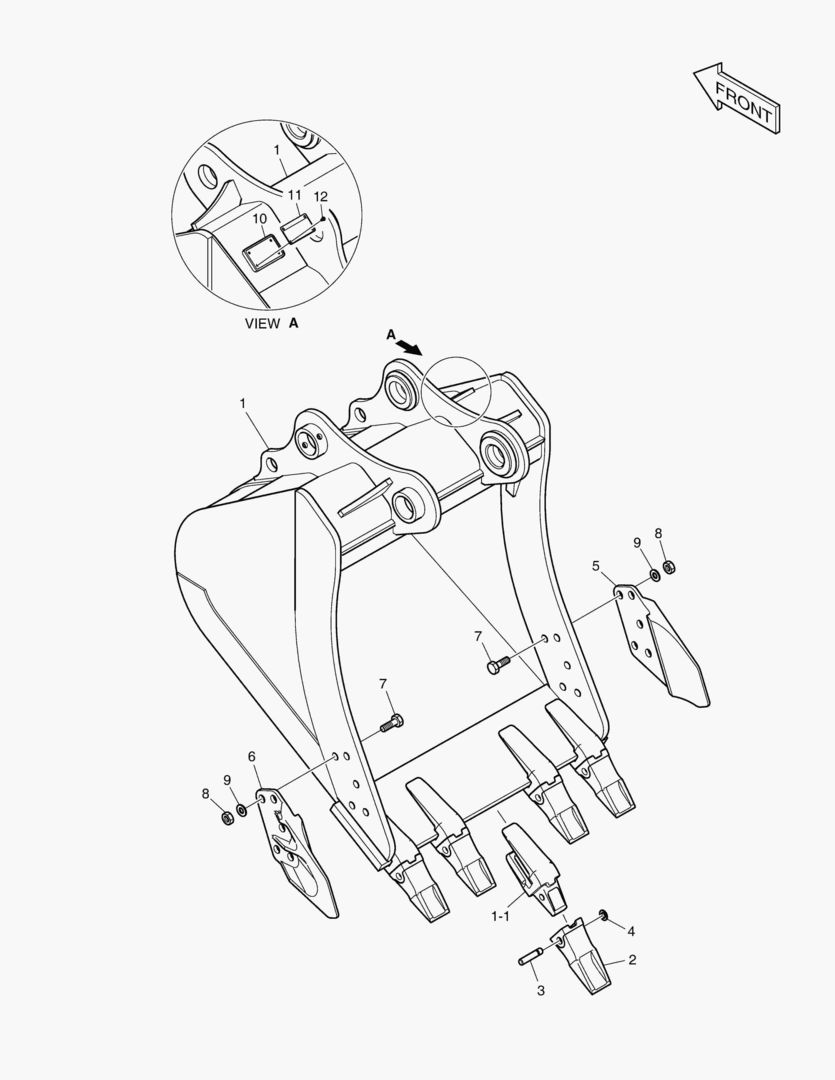 6640 BUCKET ASS`Y - 0.81mВі