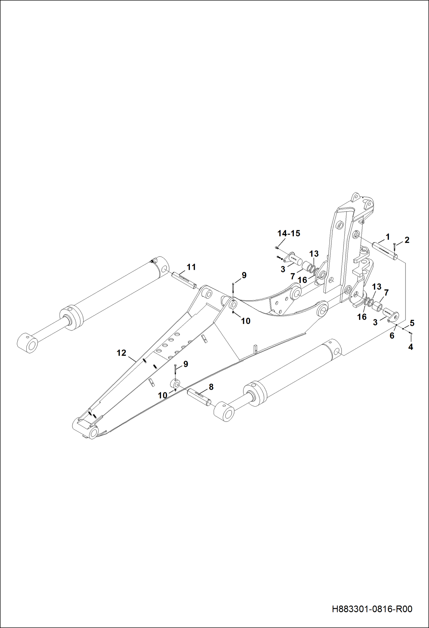 СХЕМА СОЕДИНЕНИЯ СТРЕЛЫ