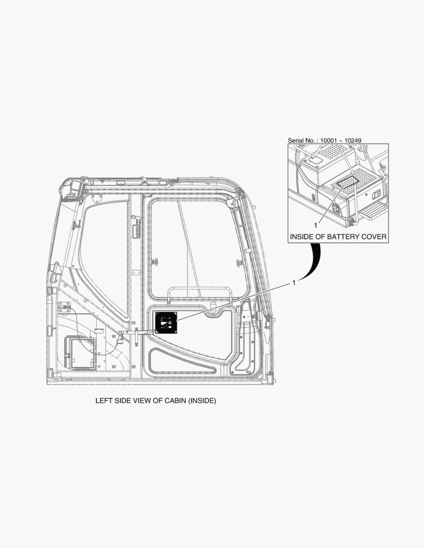 ПРЕДУПРЕЖДАЮЩАЯ ТАБЛИЧКА - СМАЗКА(ШАРНИРНЫЙ)(ЕВРОПА)