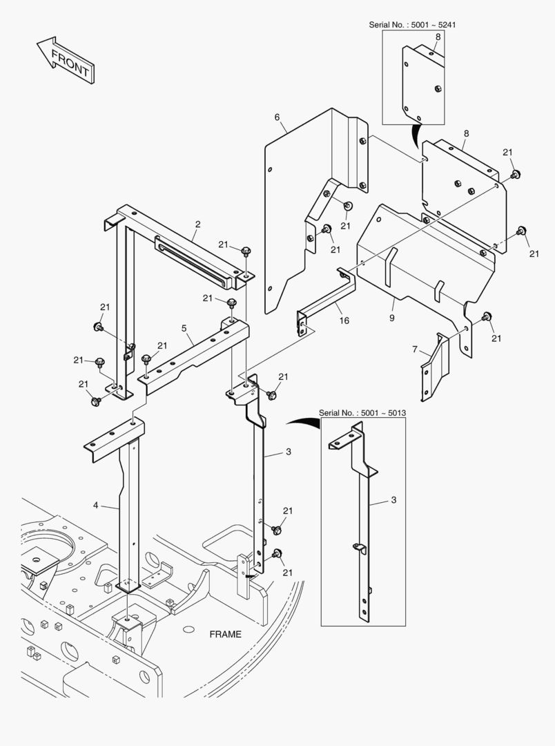 1580 SUPPORT & BAFFLE(2)