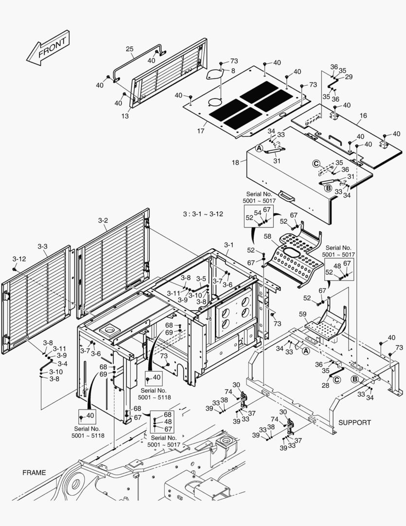 КРЫШКА ДВИГАТЕЛЯ