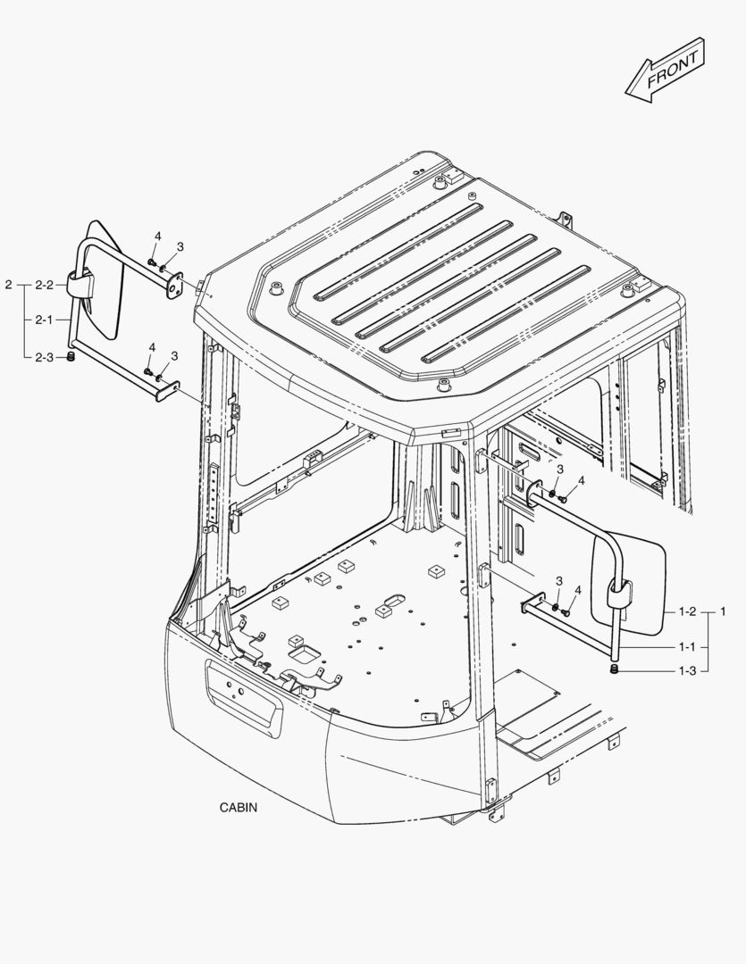 1245 MIRROR-CABIN [5008~]