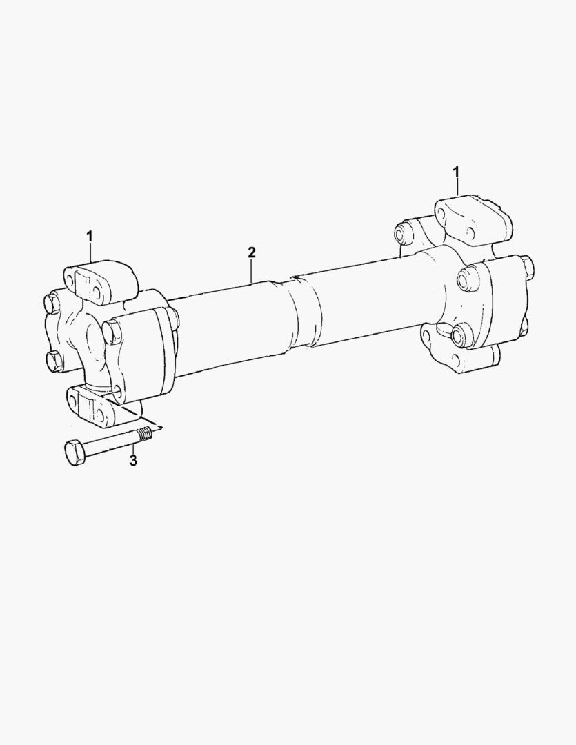 Спецтехника G250-10 CARDAN SHAFT; FRONT WAGON