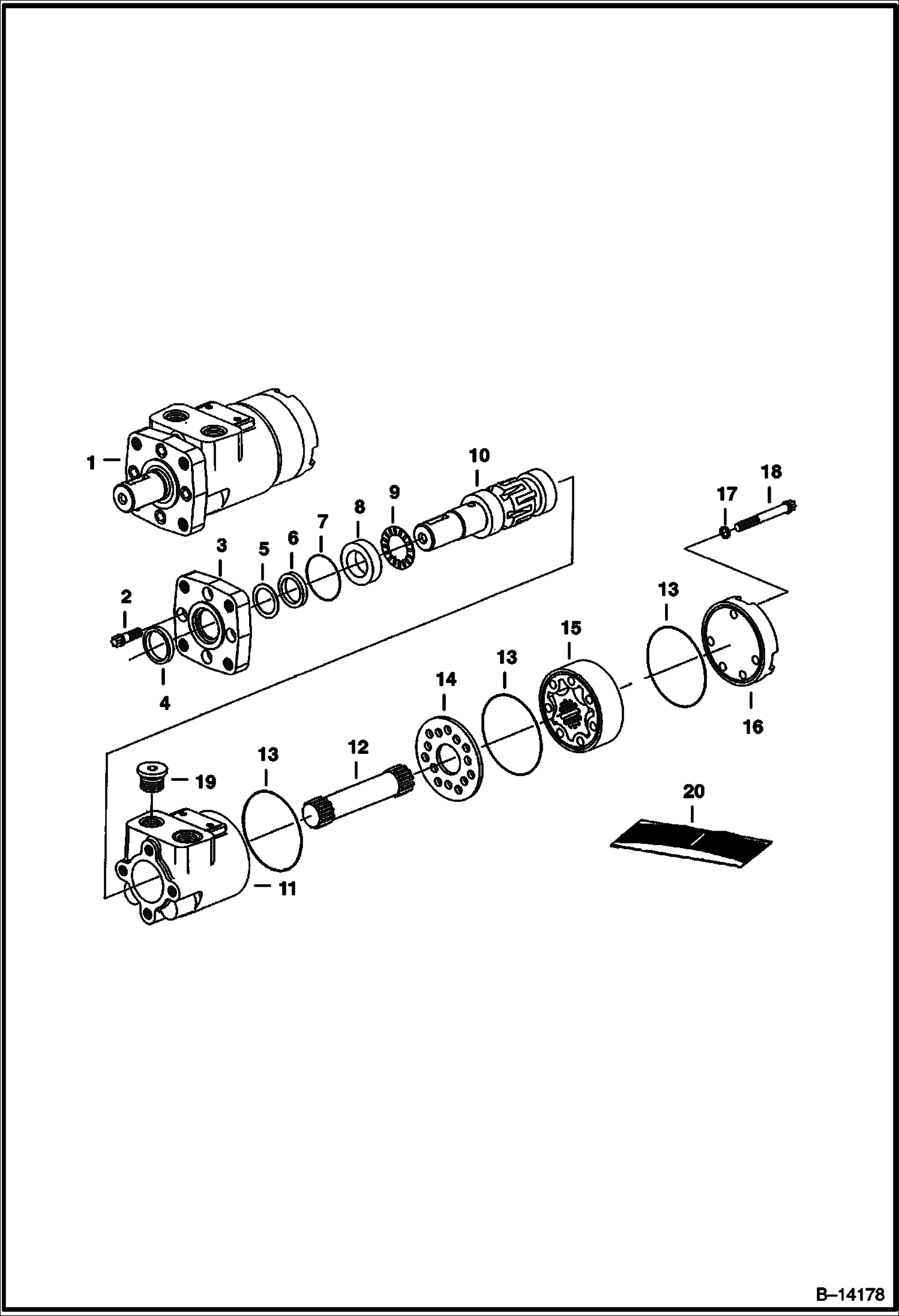 МАШИНА ДЛЯ ИЗМЕЛЬЧЕНИЯ ПНЕЙ (ПРИВОД ВЫНОСА) (EATON) (SG50 702100101 - 00371)