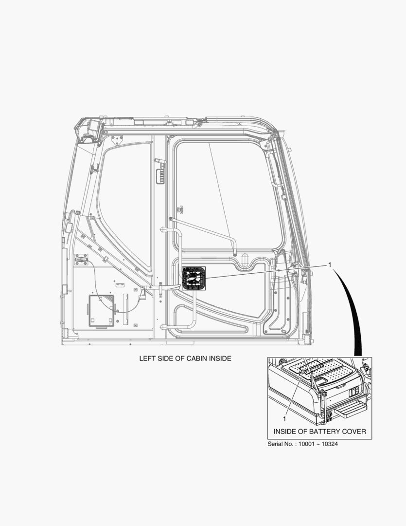 ПРЕДУПРЕЖДАЮЩАЯ ТАБЛИЧКА - СМАЗКА(ШАРНИРНЫЙ)(ЕВРОПА)