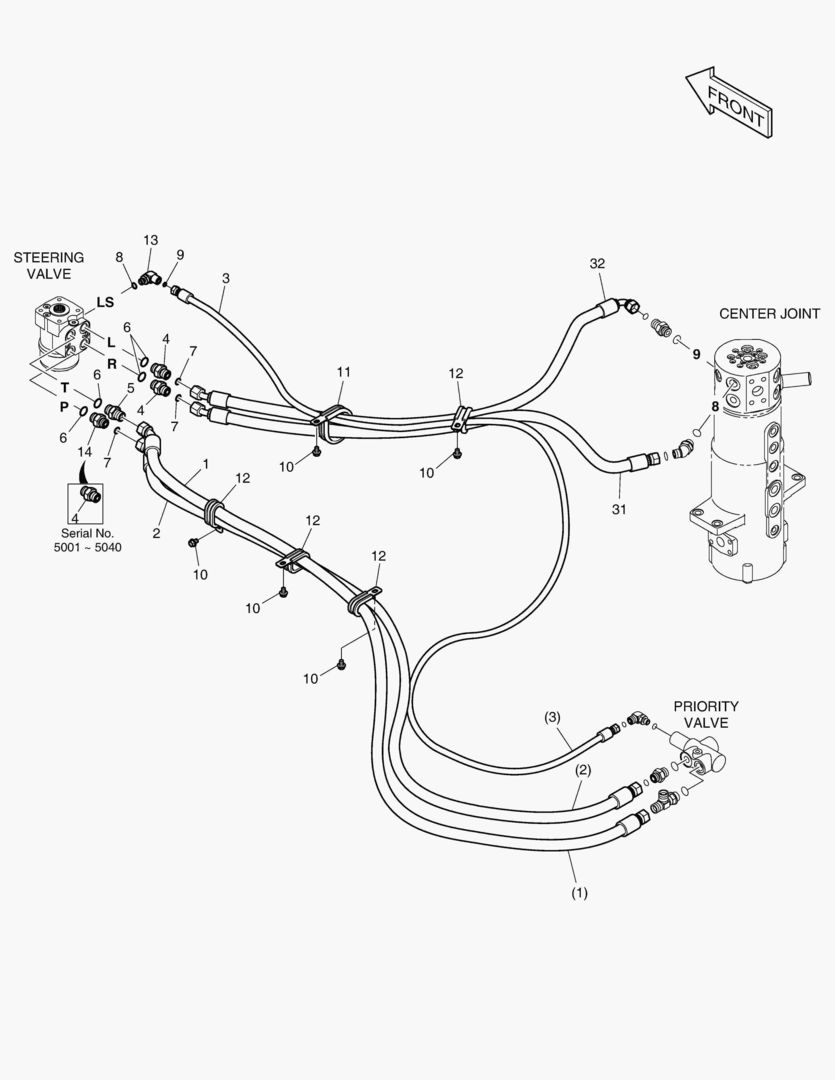 ПАТРУБКИ РУЛЕВОГО УПРАВЛЕНИЯ(2)