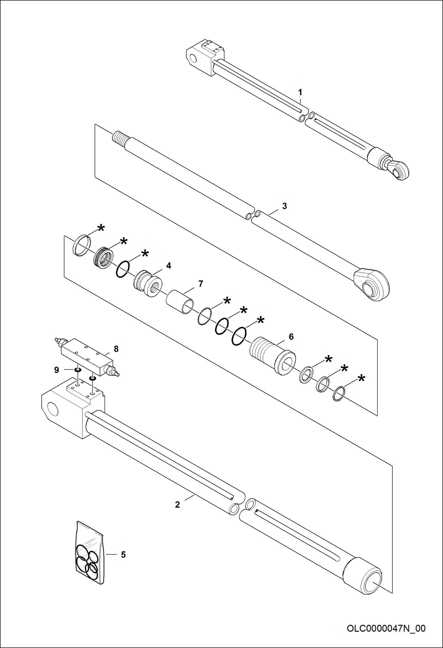 ВЫДВИЖНОЙ ЦИЛИНДР СТАБИЛИЗАТОРОВ