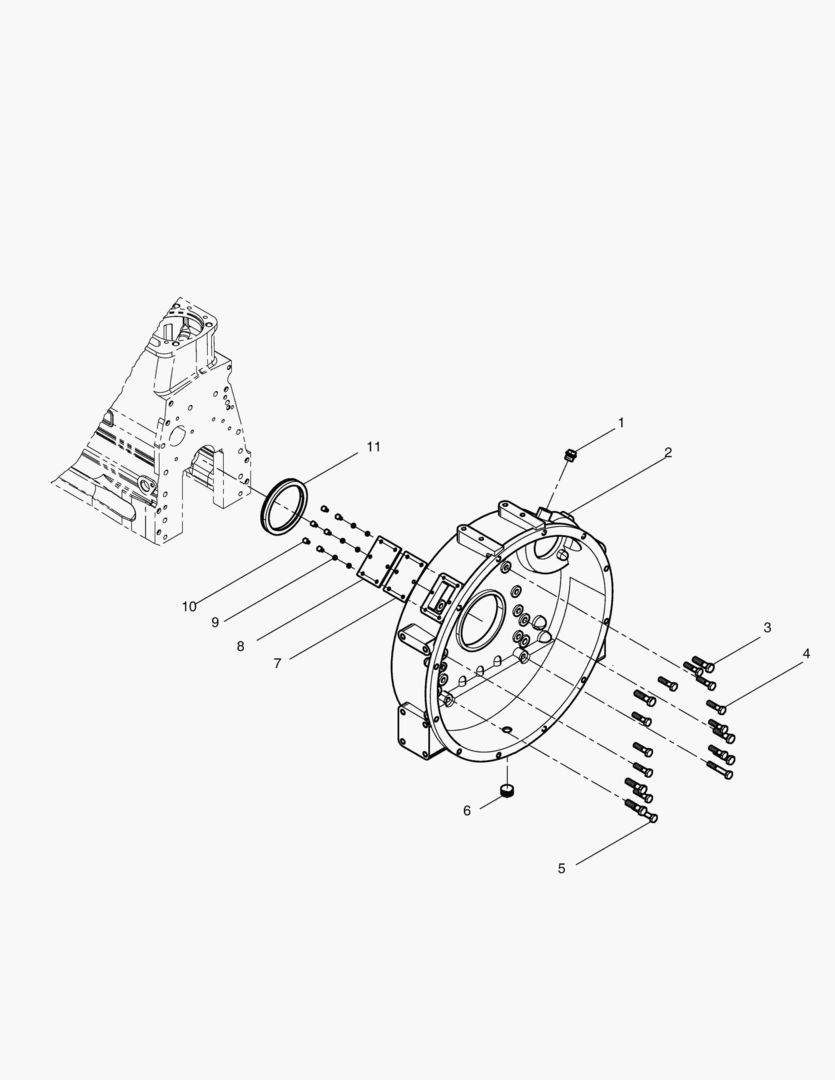 КОРПУС МАХОВИКА В СБОРЕ