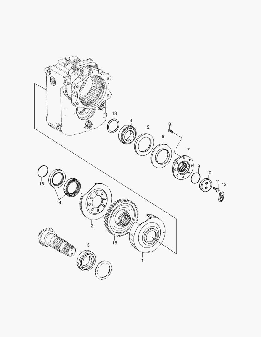6925 OUTPUT SHAFT - TRANSMISSION(2HL70) [366~]